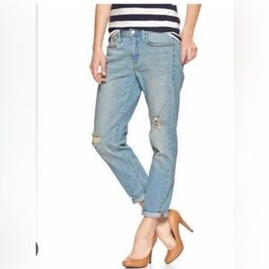 GAP Jeans 1969 Sexy Boyfriend Jeans size 28 Cayman Denim Selvedge distressed